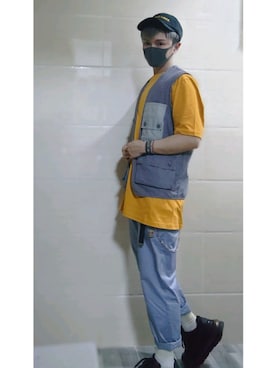 「アイテム（財布/小物）」を使った、シテブン さん（メンズ・167cm・20代）の春コーディネート