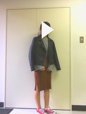 「袖フリル」｜「アイテム（ジャケット/アウター）」を使った、ayaさん（レディース・158cm）の冬コーディネート