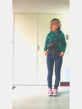 「CONVERSE（コンバース）のconverse（コンバース） ALL STAR OX（オールスターOX）（スニーカー）」を使った、ayaさん（レディース・158cm）の春コーディネート