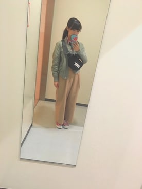 「CONVERSE（コンバース）のconverse（コンバース） ALL STAR OX（オールスターOX）（スニーカー）」を使った、ayaさん（レディース・158cm）の秋コーディネート