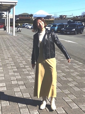 ayaさん（レディース・159cm）の冬コーディネート