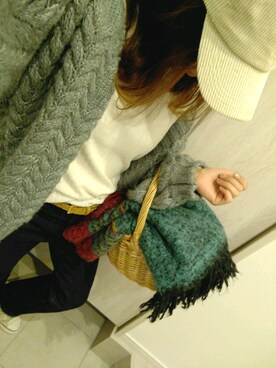 「カコバッグ」｜「アイテム（ジャケット/アウター）」を使った、ik19mさん（レディース・148cm）の秋コーディネート