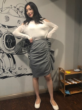 「JOYA（ジョヤ）のアイテム」を使った、Kwangnyeeさん（レディース・167cm）の夏コーディネート