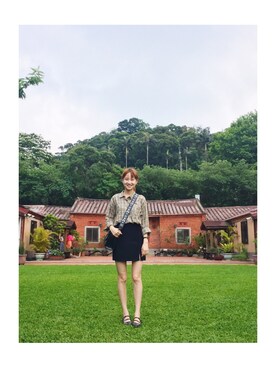 「Lulus」｜Yun Luさん（レディース・163cm）の春コーディネート