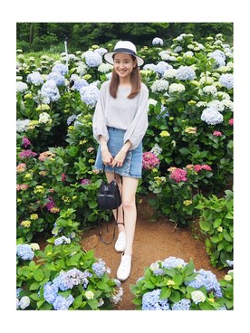 「lovely」｜Yun Luさん（レディース・163cm）の春コーディネート