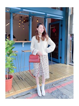 「lovely」｜Yun Luさん（レディース・163cm）の春コーディネート