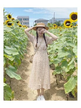 「lovely」｜Yun Luさん（レディース・163cm）の夏コーディネート