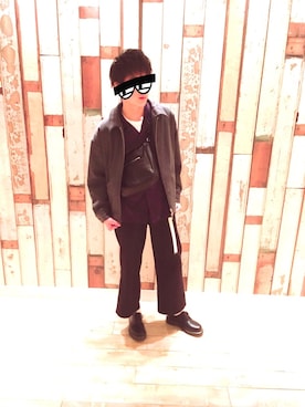 「HARE（ハレ）のアイテム（その他アウター）」を使った、DAいKIさん（メンズ・169cm）の冬コーディネート