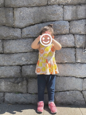 「HAKKA BABY（ハッカベビー）のアイテム」を使った、aynnoooさん（キッズ・100cm）の夏コーディネート