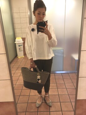 「アイテム（ソックス/靴下）」を使った、ユッコさん（レディース・168cm・30代）の秋コーディネート