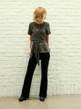 「JOINT WORKS（ジョイントワークス）のアイテム」を使った、sahyaさん（レディース・165cm）の春コーディネート