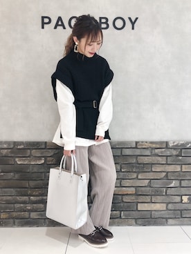 asakaさん（レディース・160cm）の春コーディネート
