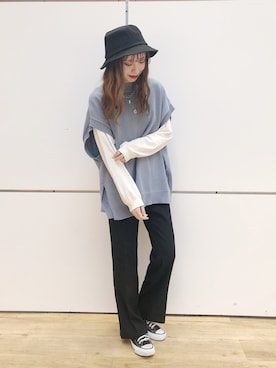 asakaさん(レディース・160cm)の春コーディネート