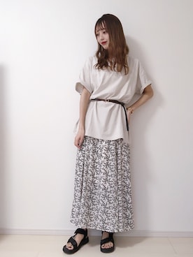 asakaさん（レディース・160cm）の夏コーディネート