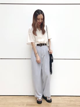 asakaさん（レディース・160cm）の夏コーディネート