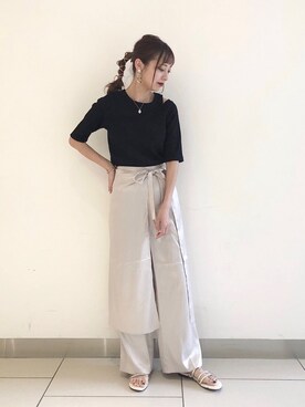 asakaさん（レディース・160cm）の夏コーディネート