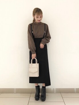 asakaさん（レディース・160cm）の秋コーディネート