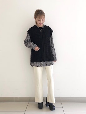 asakaさん（レディース・160cm）の秋コーディネート