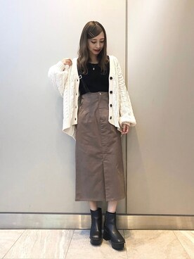 asakaさん（レディース・160cm）の秋コーディネート