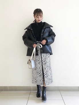 「PAGEBOY（ページボーイ）のハクミニショルダーBAG（ショルダーバッグ）」を使った、asakaさん（レディース・160cm）の秋コーディネート