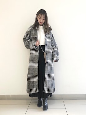 asakaさん(レディース・160cm)の冬コーディネート