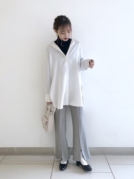 asakaさん（レディース・160cm）の冬コーディネート