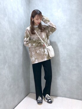 asakaさん(レディース・160cm)の冬コーディネート