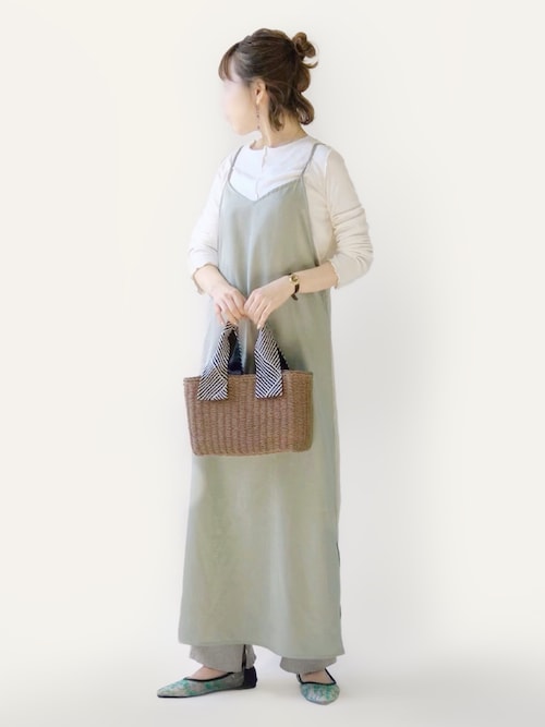 Riii Voovのかごバッグを使ったコーディネート Wear