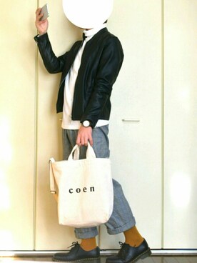 「Dr. Martens（ドクターマーチン）のDr.Martens / ドクターマーチン 1461 3EYE GIBSON SHOE 3ホール ギブソン シューズ ブーツ（ブーツ）」を使った、しま🦓さん（メンズ・170cm）の冬コーディネート