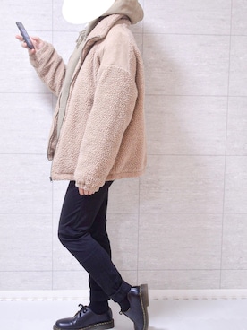 「Dr. Martens（ドクターマーチン）のDr.Martens / ドクターマーチン 1461 3EYE GIBSON SHOE 3ホール ギブソン シューズ ブーツ（ブーツ）」を使った、しま🦓さん（メンズ・170cm）の冬コーディネート