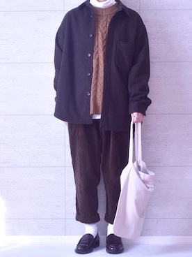 しま🦓さん（メンズ・170cm）の冬コーディネート