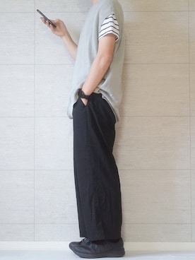 しま🦓さん（メンズ・170cm）の春コーディネート