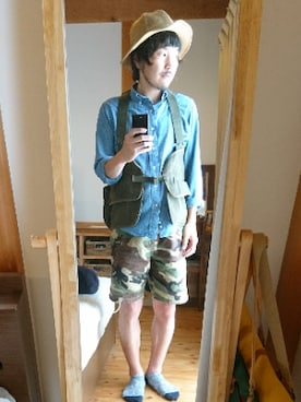 まつさん（メンズ・173cm）の夏コーディネート