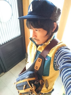「レトロxベスト」｜まつさん（メンズ・173cm）の秋コーディネート