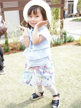 ゆん☺さん（キッズ・100cm）の春コーディネート