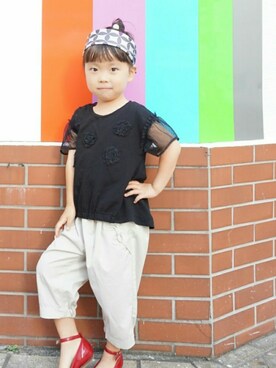 ゆん☺さん（キッズ・100cm）の秋コーディネート