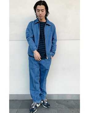 「Dickies（ディッキーズ）のアイテム（ジャケット/アウター）」を使った、窪田さん（メンズ・170cm）の冬コーディネート