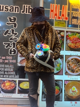 「アイテム（その他アウター、ゴールド系）」を使った、ihateyouさん（メンズ・167cm）の春コーディネート