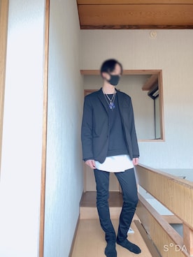 「お気に入りコーデ」｜「アイテム（ジャケット/アウター）」を使った、まっちゃさん（メンズ・182cm）の冬コーディネート