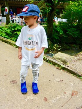 @Seanmamaさん（キッズ・90cm）の夏コーディネート