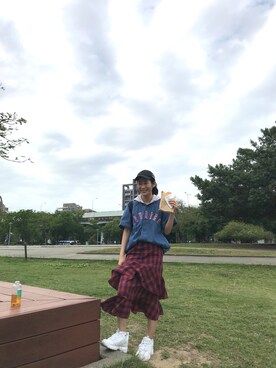 「JOYRICH（ジョイリッチ）のアイテム（ジャケット/アウター）」を使った、KUMI さん（レディース・163cm）の春コーディネート