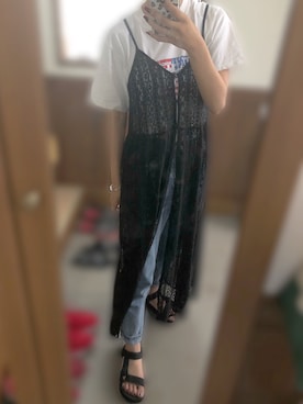 y🍮さん（レディース・158cm）の夏コーディネート