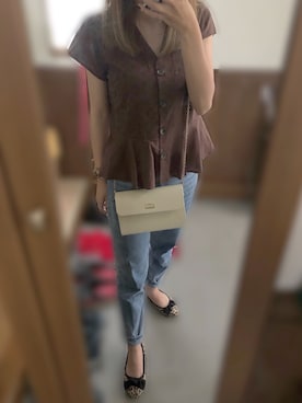 y🍮さん（レディース・158cm）の秋コーディネート