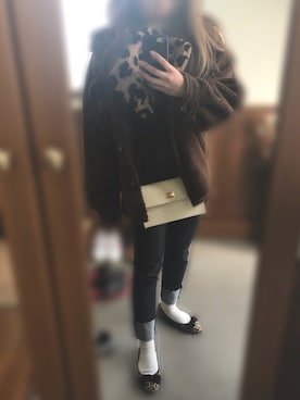 y🍮さん（レディース・158cm）の冬コーディネート