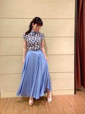 「NARACAMICIE（ナラカミーチェ）のアイテム」を使った、Rosettaさん（レディース・155cm）の夏コーディネート