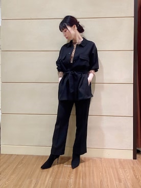 「NARACAMICIE（ナラカミーチェ）のアイテム」を使った、Rosettaさん（レディース・155cm）の秋コーディネート