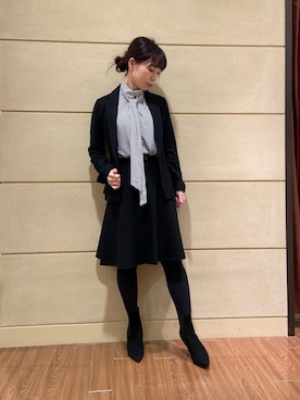 「きちんとスタイル」｜Rosettaさん（レディース・155cm）の秋コーディネート