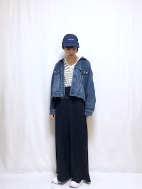 momoさん（レディース・156cm）の春コーディネート