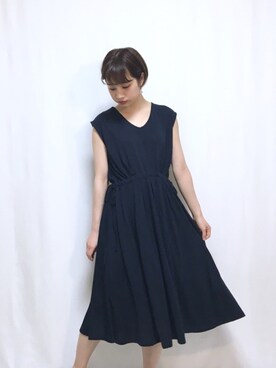 「メチャカリ」｜momoさん（レディース・156cm）の夏コーディネート
