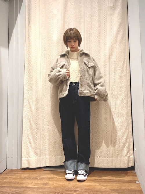 Earth Music Ecologymomoさんのデニムジャケットを使ったコーディネート Zozotown